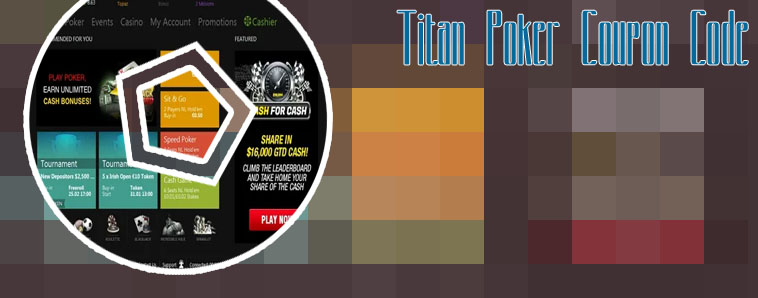 Bonus code titan poker