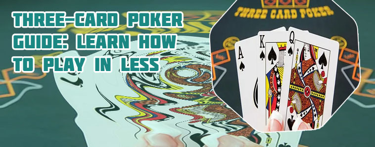 Dealing three card poker