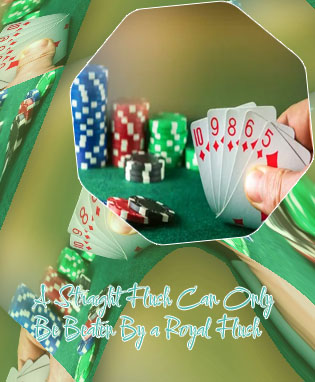 Straight flush poker